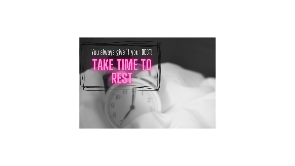 YOU ALWAYS GIVE IT YOUR BEST!